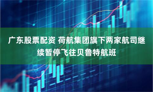 广东股票配资 荷航集团旗下两家航司继续暂停飞往贝鲁特航班