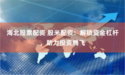 海北股票配资 股米配资：解锁资金杠杆，助力投资腾飞